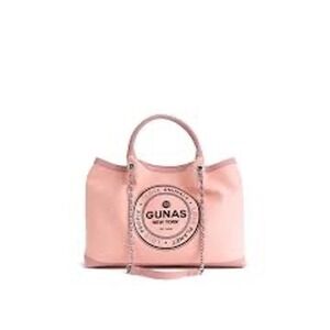GUNAS New York Ruth Tote Pink Canvas Vegan Bag NWOT Dust Bag